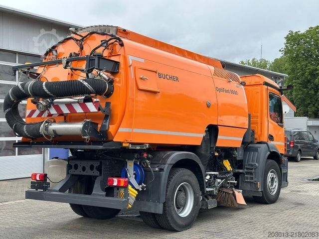 Road sweeper MERCEDES-BENZ ACTROS 1830 4x2 Kehrmaschine BUCHER OPTIFANT8000