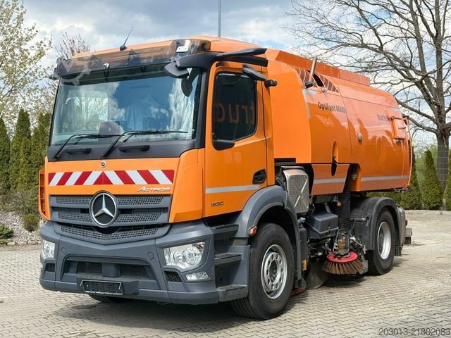 Road sweeper MERCEDES-BENZ ACTROS 1830 4x2 Kehrmaschine BUCHER OPTIFANT8000