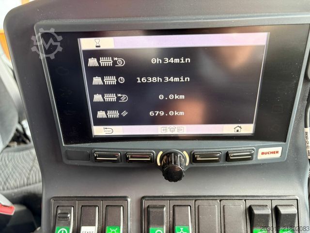 Road sweeper MERCEDES-BENZ ACTROS 1830 4x2 Kehrmaschine BUCHER OPTIFANT8000