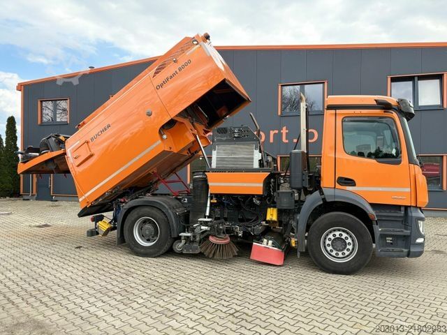 Road sweeper MERCEDES-BENZ ACTROS 1830 4x2 Kehrmaschine BUCHER OPTIFANT8000