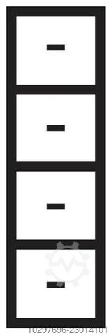 Hängeregistraturschrank H1350xB434xT600mm - 1 ST  