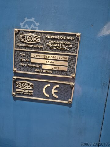 CNC lathe Georg GWD 1150/8000/30