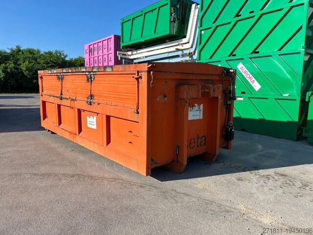 Roll-off container CONTAINER SCARRABILE USATO CON COPERCHIO