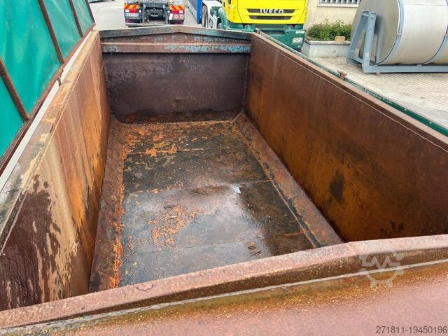 Roll-off container CONTAINER SCARRABILE USATO CON COPERCHIO