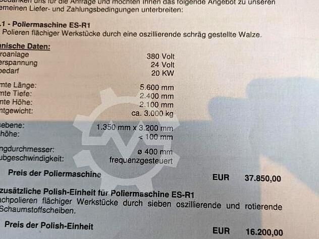 Bürstmaschine Bauerrichter ES-R1