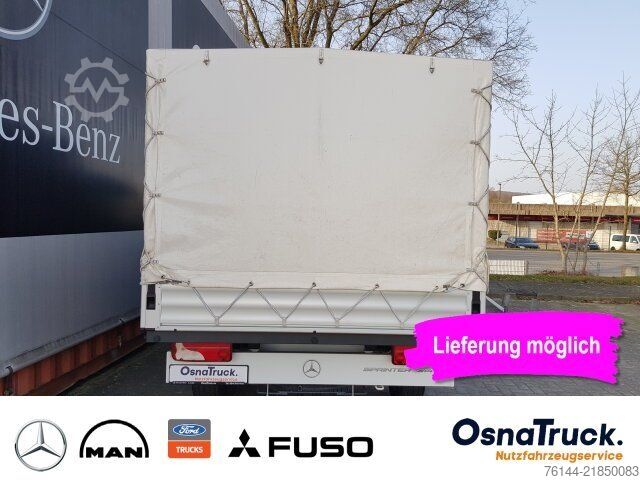 Pick-up van MERCEDES-BENZ Sprinter 314 CDI DOKA Pritsche/Plane Klima,Tempo