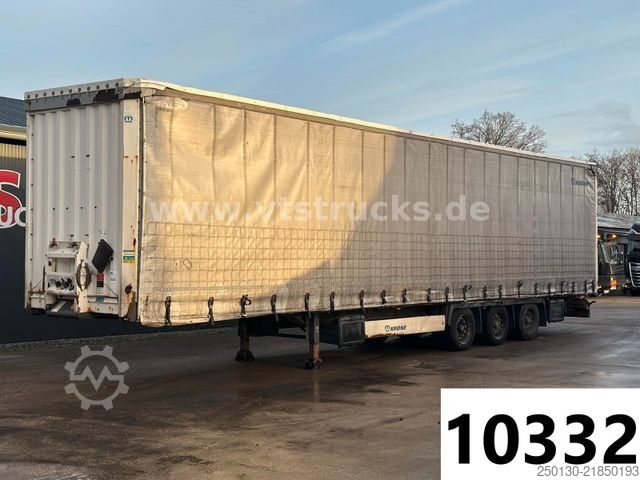 Open semitrailer with tarp KRONE SD Pritsche + Plane Edscha-Verdeck Mega