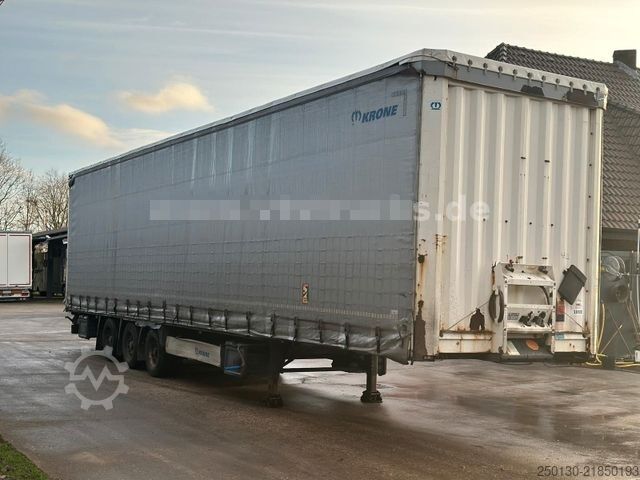 Open semitrailer with tarp KRONE SD  Pritsche + Plane Edscha-Verdeck Mega