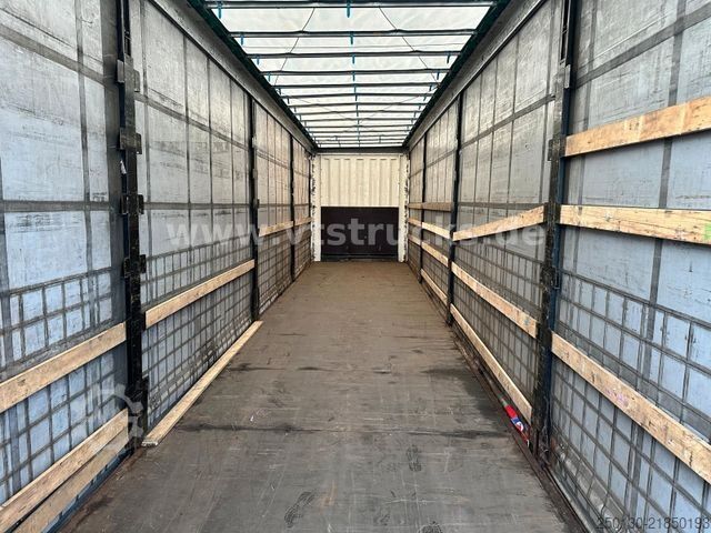 Open semitrailer with tarp KRONE SD  Pritsche + Plane Edscha-Verdeck Mega