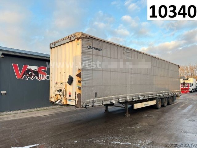 Open semitrailer with tarp KRONE SD  Pritsche + Plane Edscha-Verdeck Mega