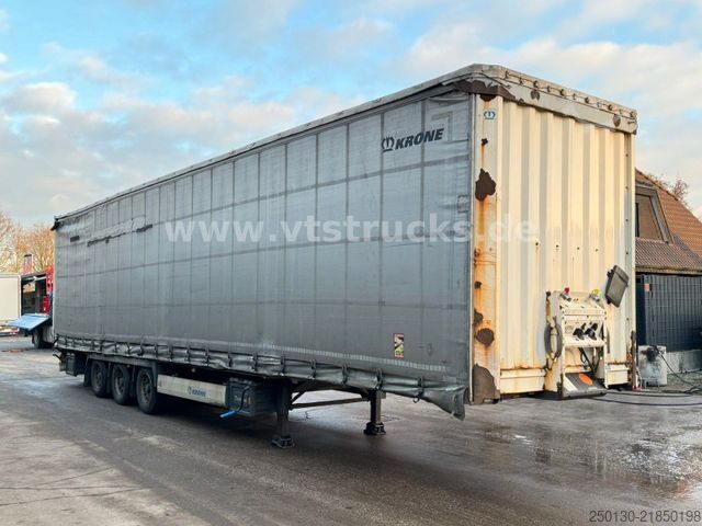 Open semitrailer with tarp KRONE SD  Pritsche + Plane Edscha-Verdeck Mega