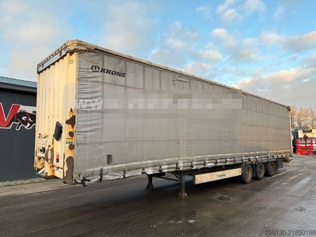 Open semitrailer with tarp KRONE SD  Pritsche + Plane Edscha-Verdeck Mega