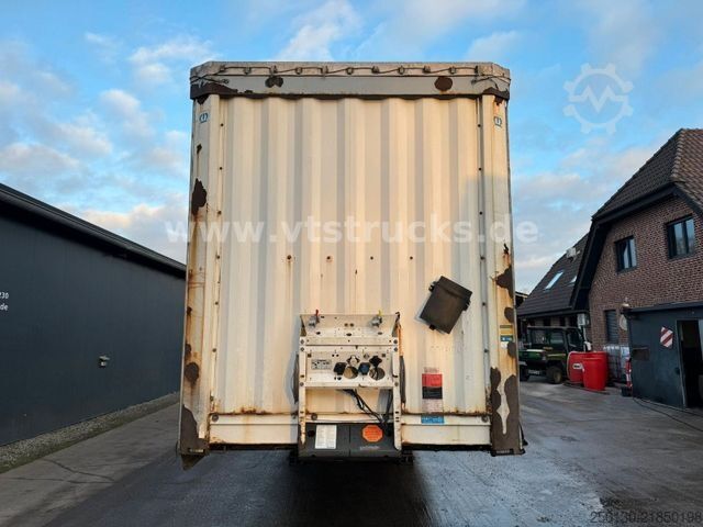 Open semitrailer with tarp KRONE SD Pritsche + Plane Edscha-Verdeck Mega