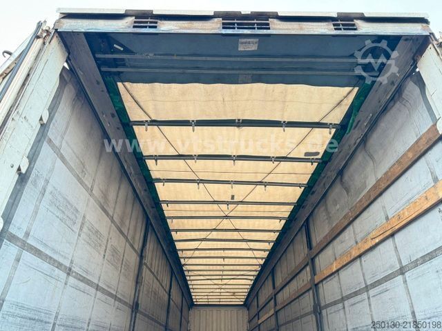Open semitrailer with tarp KRONE SD  Pritsche + Plane Edscha-Verdeck Mega