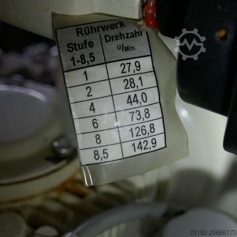 Becomix RW15 Vakuummischer / Homogenisiermischer aus V4A Becomix B0083