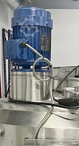 Ungebrauchter 150 Liter heiz-/kühlbarer Druckbehälter aus V4A mit Propellerrührwerk K0190