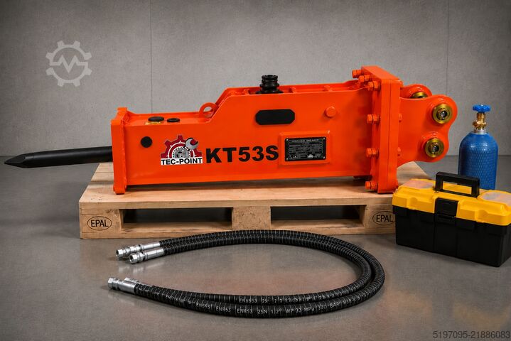Hydraulic hammer for 2.0 - 4.5 t excavators Tec-Point KT53S  Silenced Type