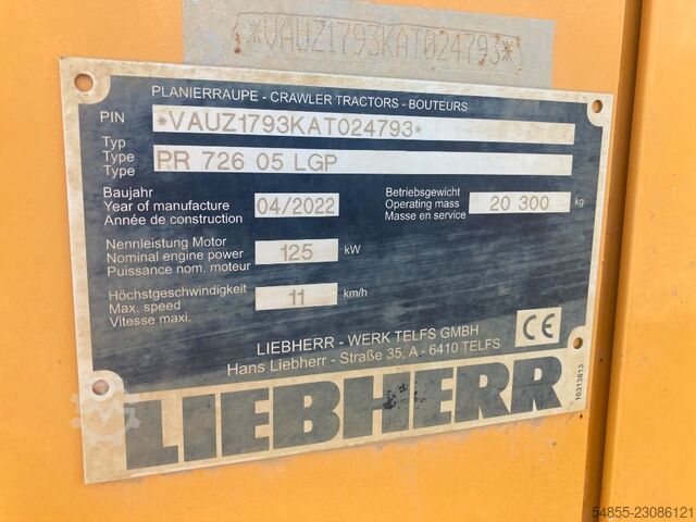 Straßenwalze LIEBHERR PR726 LGP