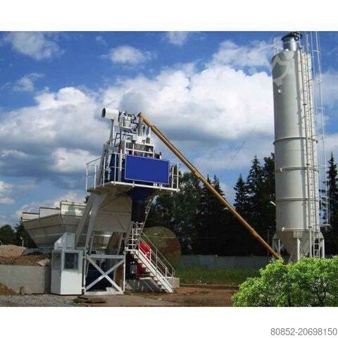 Concrete mixing plant Polygonmach PCC30 M3 skip hoist concrete plant