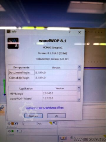 CNC-Bearbeitungszentrum 6 m modernisiert Homag BAZ 211/60/K Venture 21XXL PowerEdge