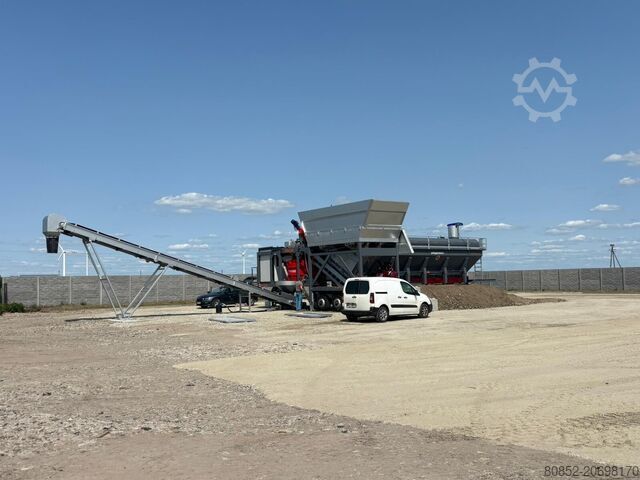 Betonmischanlage Polygonmach mobile 60m3 concrete plant self-erected