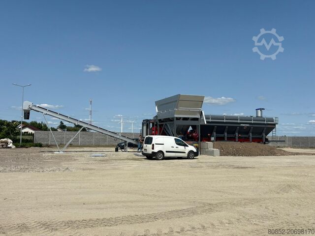 Betonmischanlage Polygonmach mobile 60m3 concrete plant self-erected