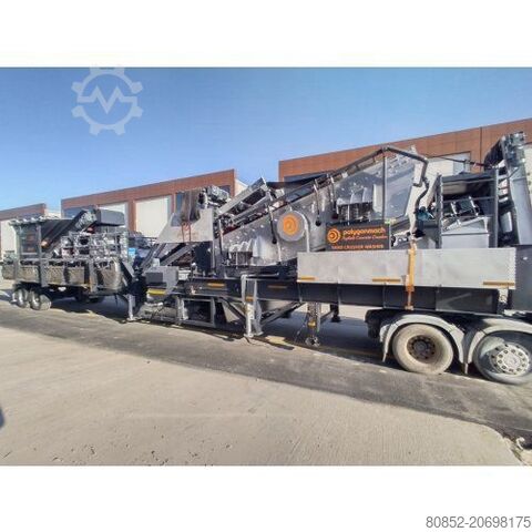 Schuttbrecher Polygonmach 1-PMCC1- mobile jaw and cone crusher