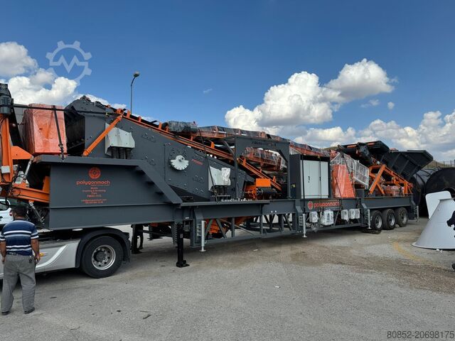 Schuttbrecher Polygonmach 1-PMCC1- mobile jaw and cone crusher