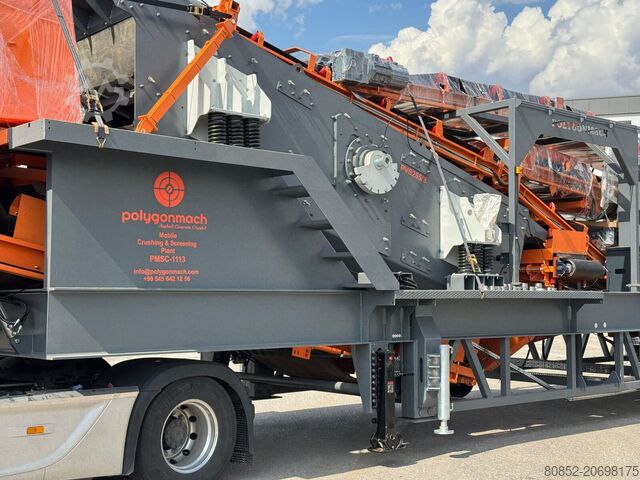 Schuttbrecher Polygonmach 1-PMCC1- mobile jaw and cone crusher
