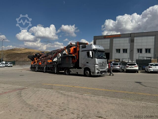 Schuttbrecher Polygonmach 1-PMCC1- mobile jaw and cone crusher