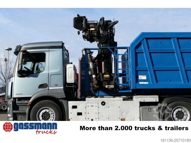 Abrollcontainer BTE Abrollcontainer mit Kran Mec CL180.80.2Z