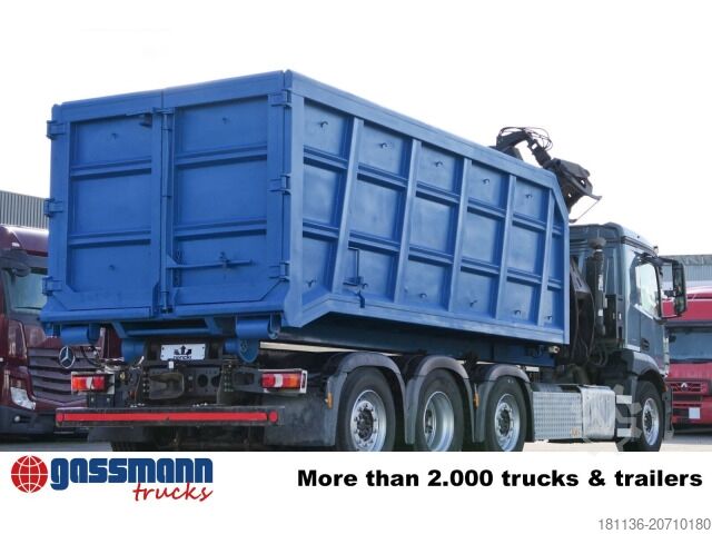 Abrollcontainer  BTE Abrollcontainer mit Kran Mec CL180.80.2Z