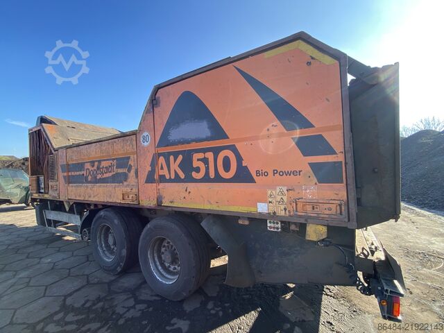 Mobile shredding plant Doppstadt AK 510 Biopower