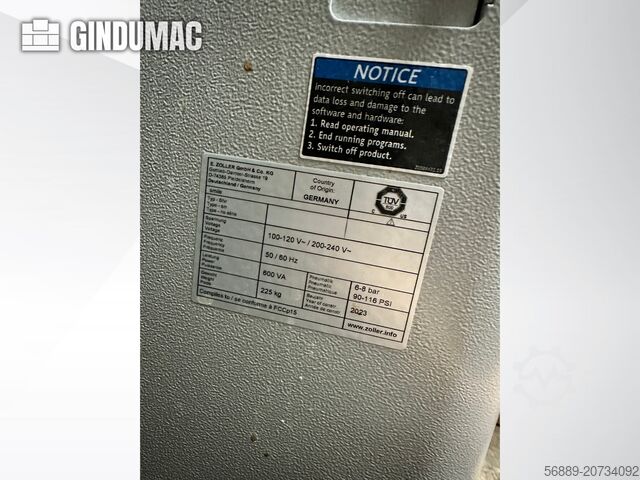 Optical Measurement Machine Zoller Smile 420