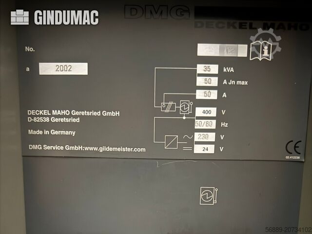 VERTIKALES BEARBEITUNGSZENTRUM DECKEL MAHO DMC 103 V