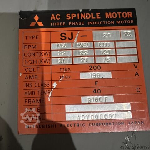 Motor MITSUBISHI SJ-26BZ Spindelmotor