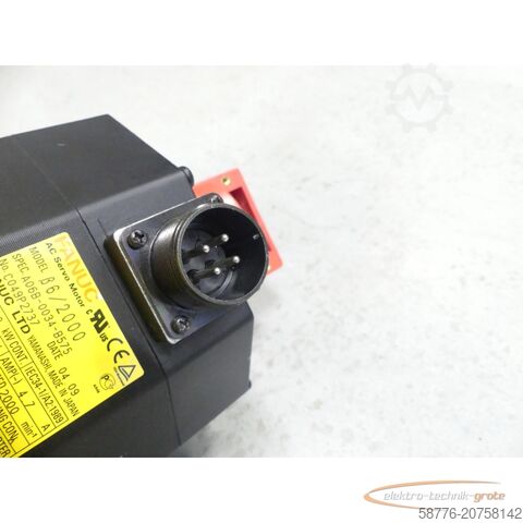 Control unit Fanuc A06B-0034-B575 AC Servo Motor SN: C049P2737