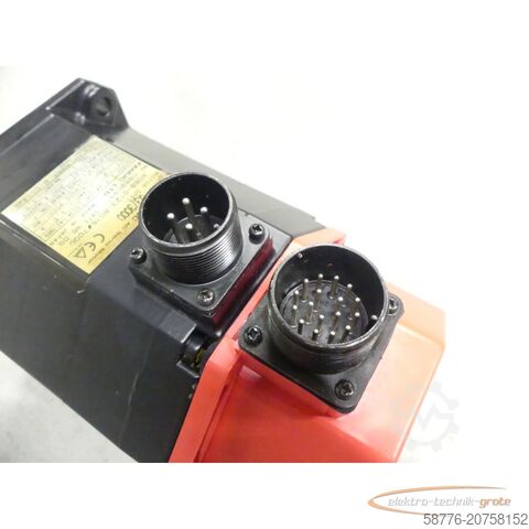 Control unit Fanuc A06B-0123-B075 # 7000 AC Servo Motor SN: C969C3311