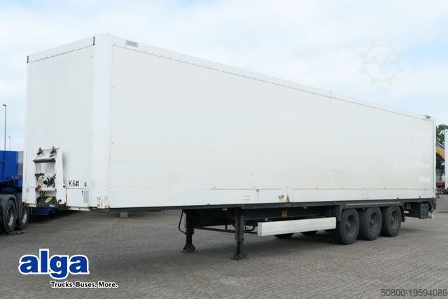 Kofferauflieger KRONE SD, Isoliert, Türen, BPW, Luftfederung, 13.62m