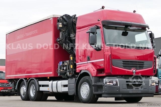 Autokran RENAULT Premium 460 Lander Kran HMF org 51000 km