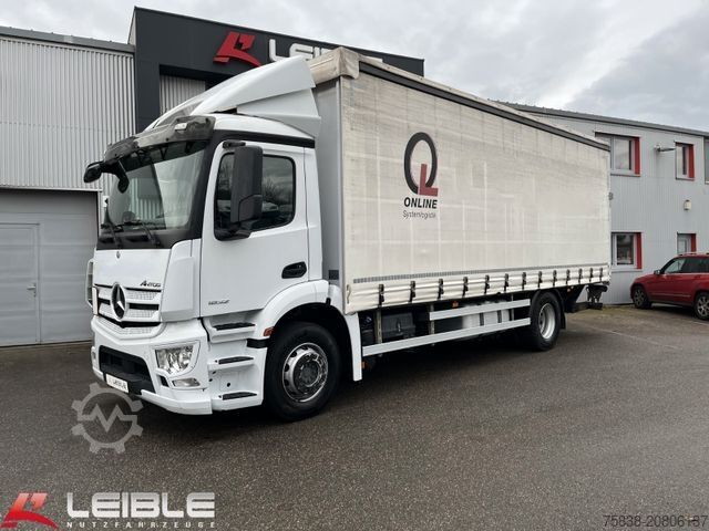 LKW mit Pritsche & Plane MERCEDES-BENZ Antos 1832*Klima*Navi*LBW Dautel*Rufa-Aufbau*