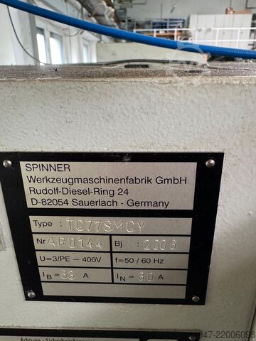 CNC turning and milling center Spinner TC77-SMCY