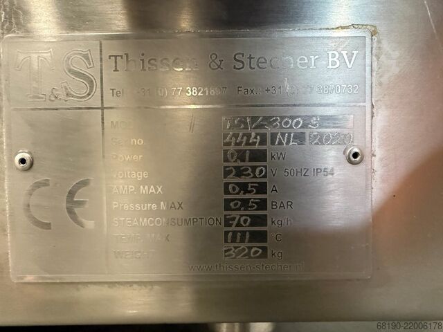 Cooking kettle Thissen & Stecher TSV-300S