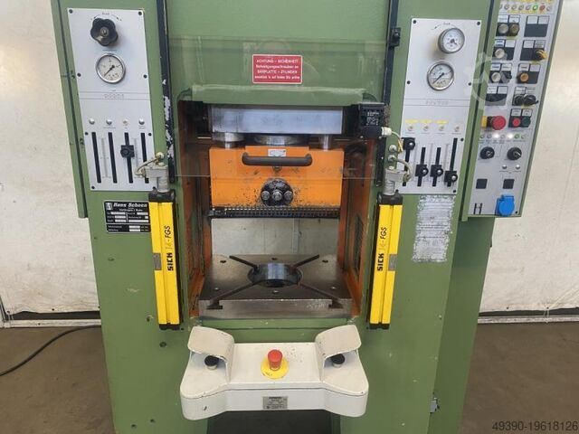 DoppelstĂ€nder - Hydraulikpresse mit verstellbaren Festanschlag, Hydraulisch DoppelstĂ€nderpresse, Pro SCHĂN SH 25