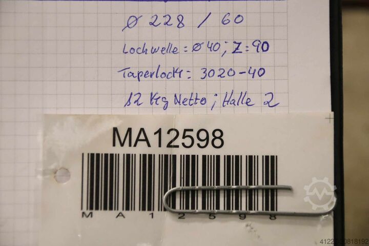 Zahnriemenscheibe Grauguss TB 90-8M-50 3020-40