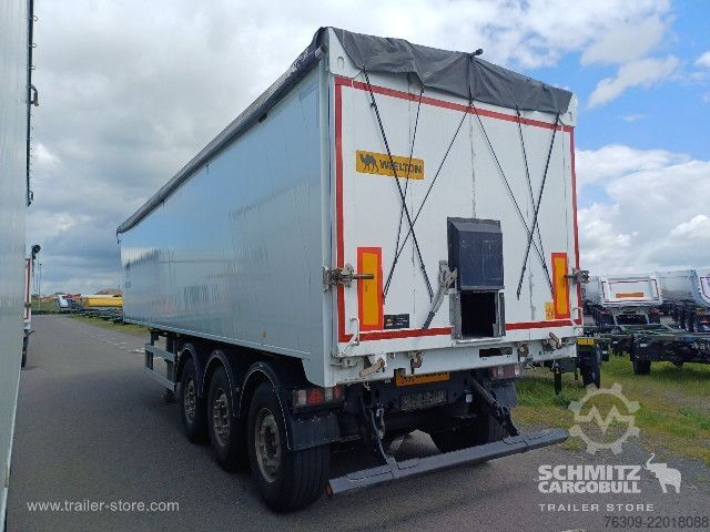 Tipper semitrailer Wielton Kipper Alukastenmulde 51m³