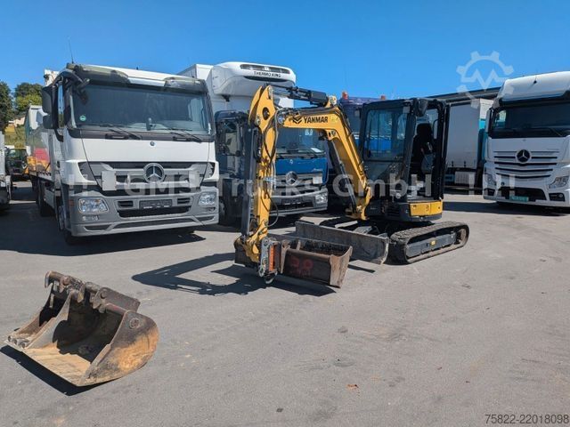 Minibagger YANMAR VIO 38 - 6 / POWERTILT / 3 Löffel / Klima