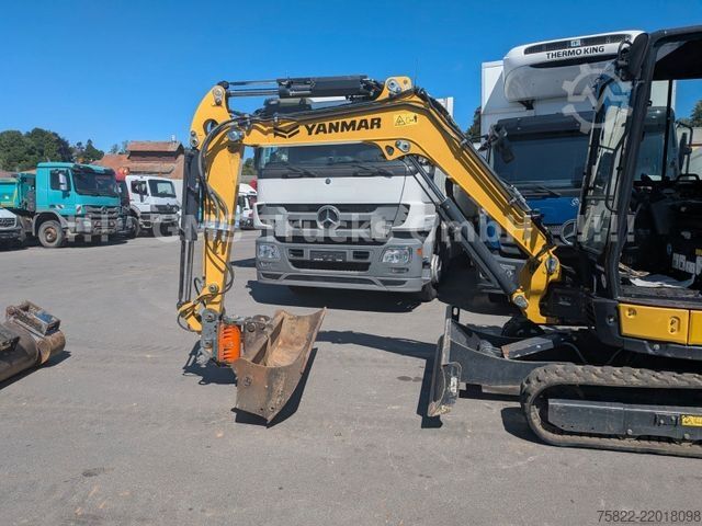 Minibagger YANMAR VIO 38 - 6 / POWERTILT / 3 Löffel / Klima