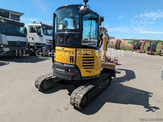 Minibagger YANMAR VIO 38 - 6 / POWERTILT / 3 Löffel / Klima