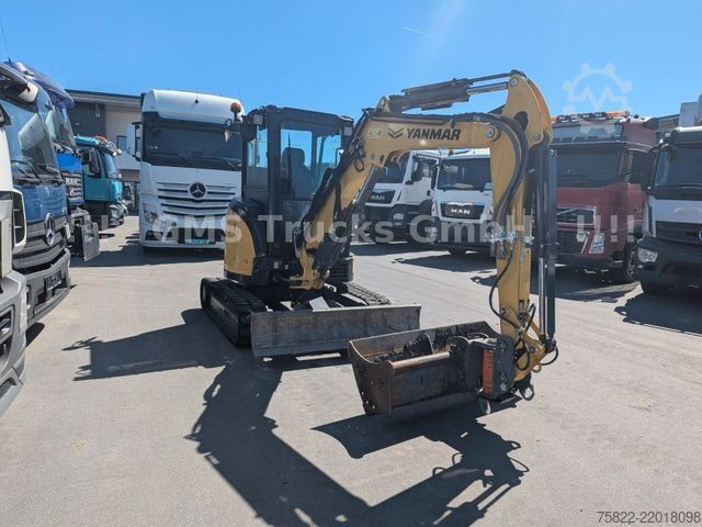 Minibagger YANMAR VIO 38 - 6 / POWERTILT / 3 Löffel / Klima